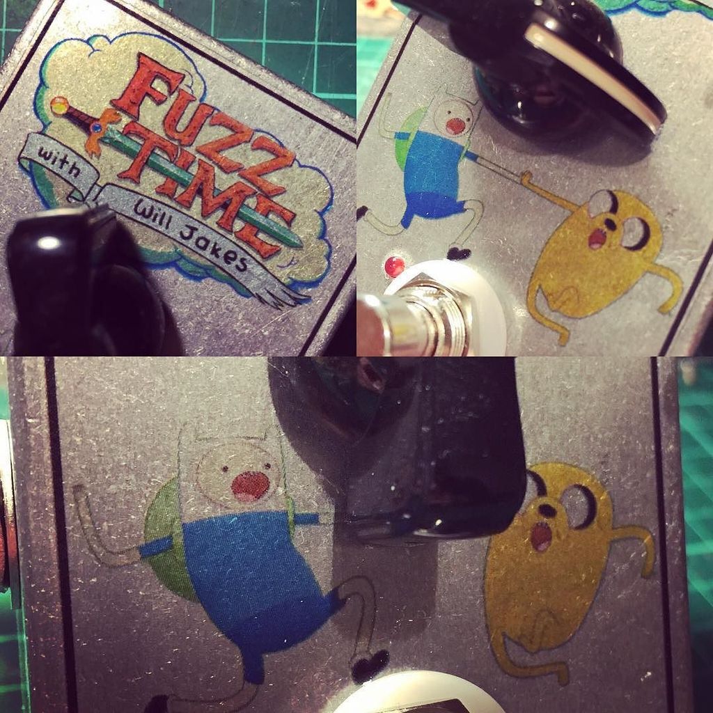 RaygunFX's tweet photo. Sweet Custom pedal from a couple of weeks ago. #fuzztime #adventuretime 
https://t.co/fBUMKwjF4X https://t.co/W0XC46lKdJ