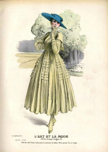 1916年、フランスのファッション誌『L'Art et la Mode』掲載の
