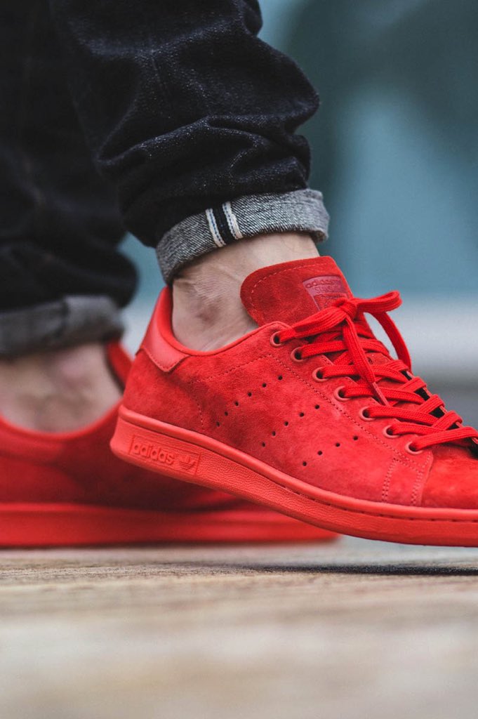 adidas stan smith mono red