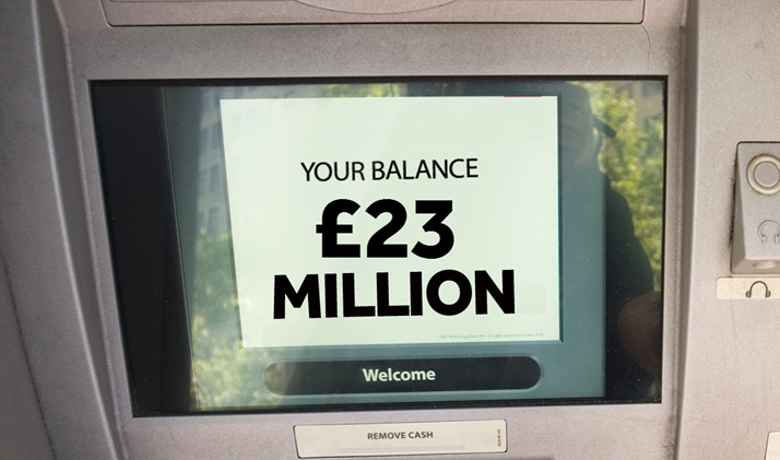 RT if you'd like your bank balance to be looking like this tomorrow morning!! #Believe