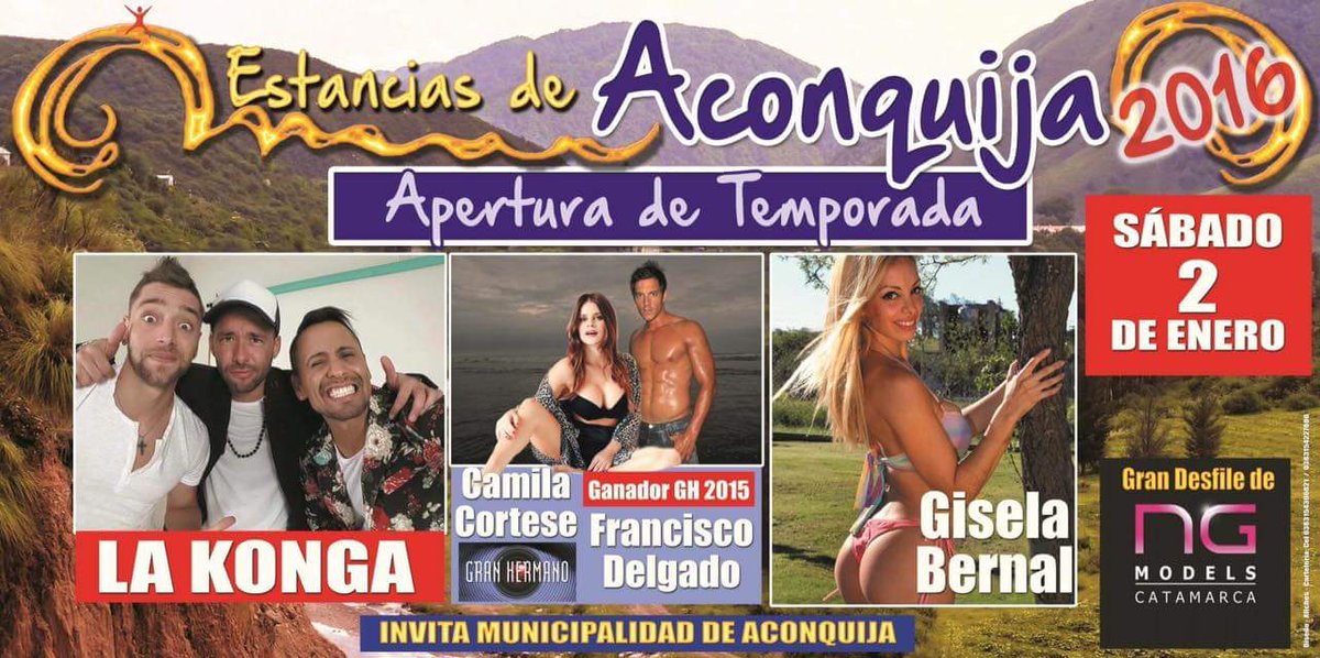 ngmodelscatamar's tweet photo. Este sábado Apertura de Temporada Verano 2016 de #Aconquija con producción de #NG #EventosIntegrales https://t.co/M0exYO17rE