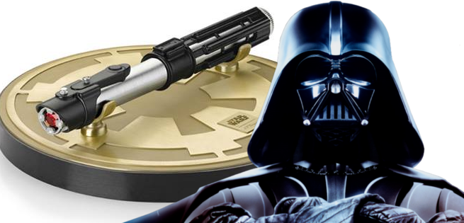 ComicBookNOW's tweet photo. STAR WARS: Levitating Lightsaber Pen Costs Around $25,000 https://t.co/kK3aW5DGhw https://t.co/pQ7E9r6lMM