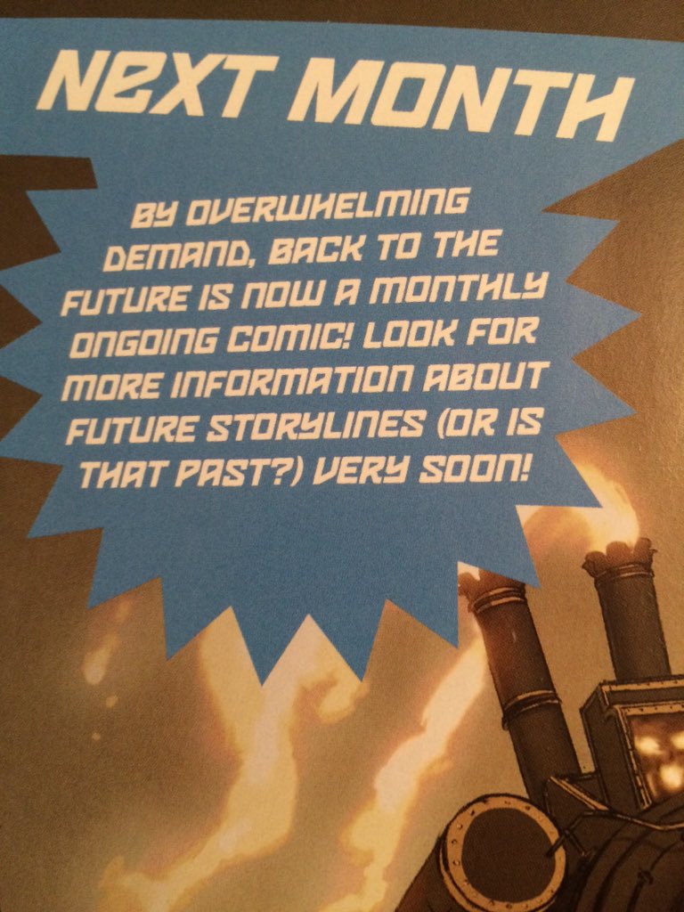 cb_seduction's tweet image. Awesome news. Thanks @IDWPublishing, this book is a lot of fun. #BackToTheFuture