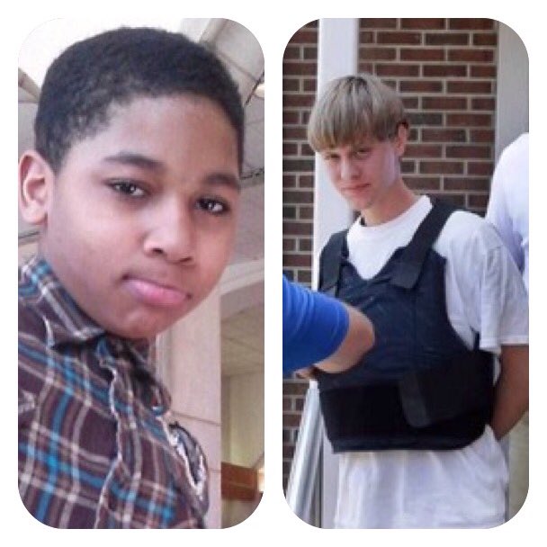 MaggieJordanACN's tweet photo. One is 12, other 21
One had toy gun, other killed w/gun
One given 2 secs to comply, other given take out
#TamirRice https://t.co/QIYrquP8hx
