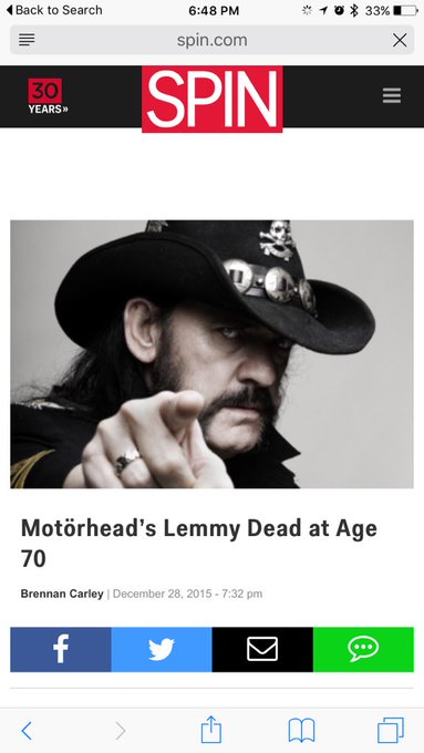 LEMMY, NO! 😭 https://t.co/h1AXJzRYkE<a href="/tag/sxsw"class="tags"><span>#sxsw</span></a>