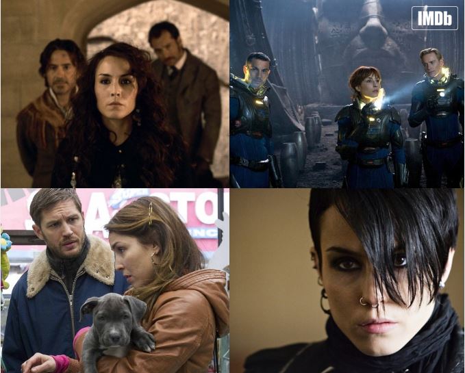 Happy 36th birthday to Noomi Rapace!  