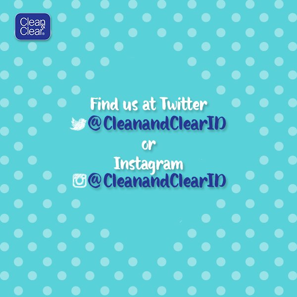 Hi Girls! Sekarang update info dari Cerita Kita bisa kamu dapetin di akun Twitter &amp; Instagram <a href="/CleanandClearID/">Clean&Clear INA</a> :)