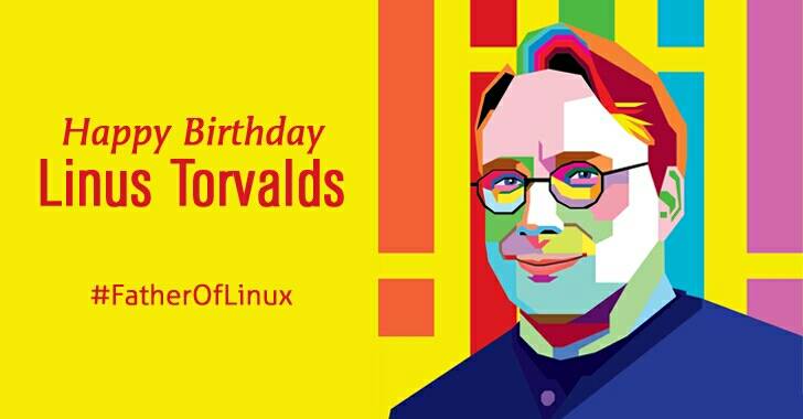 Happy Birthday, Linus Torvalds - father of Linux! 