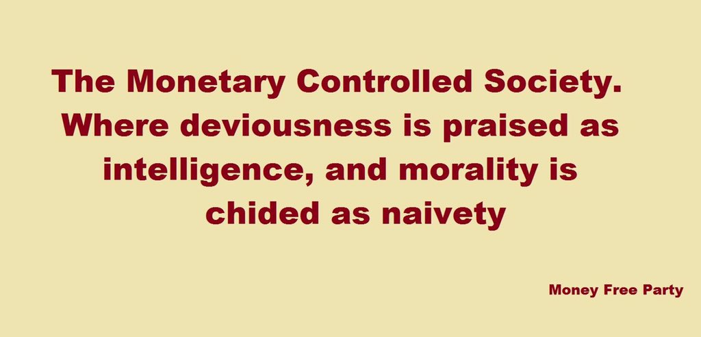 The #MonetarySystem is not in our #BestFuture. #Money is #HoldingUsBack #RBE #ResourceBasedEconomy