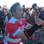”五郎丸”選手がコミケに来場しましたよ!