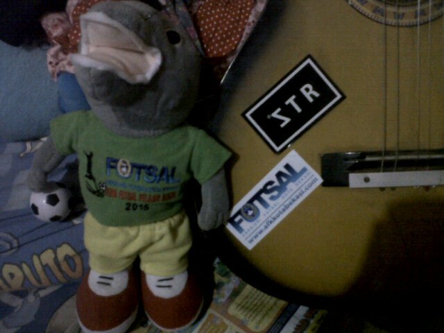 via @CM_rachma1: Makasih sticker&amp;bonekannya untuk acara asosiasi futsal kota bekasi