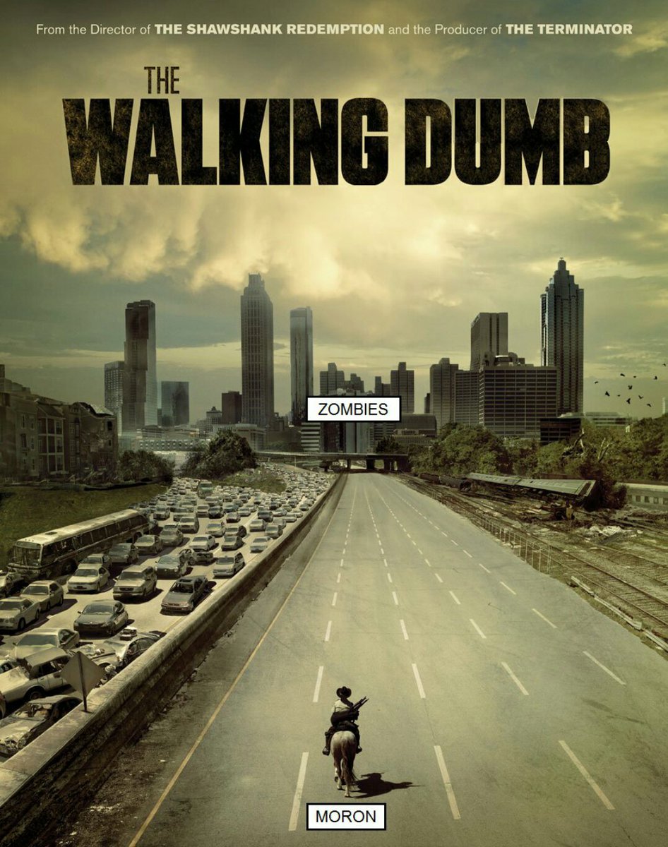 Pat_BP's tweet photo. Hate, Hate, Hate.... The Walking Dead.
#EvilShow #HorriblePlot #HateAllThingsZombie 🙈🙈🙈 https://t.co/ww1i1SmmGb