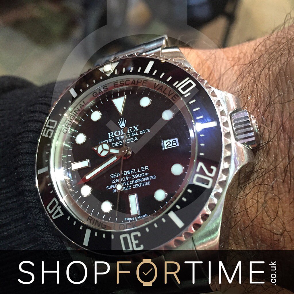 ShopForTime's tweet image. NEW STOCK ALERT!! Rolex Oyster Perpetual Date DEEPSEA sea-dweller now in stock. DM us for pricing details.
