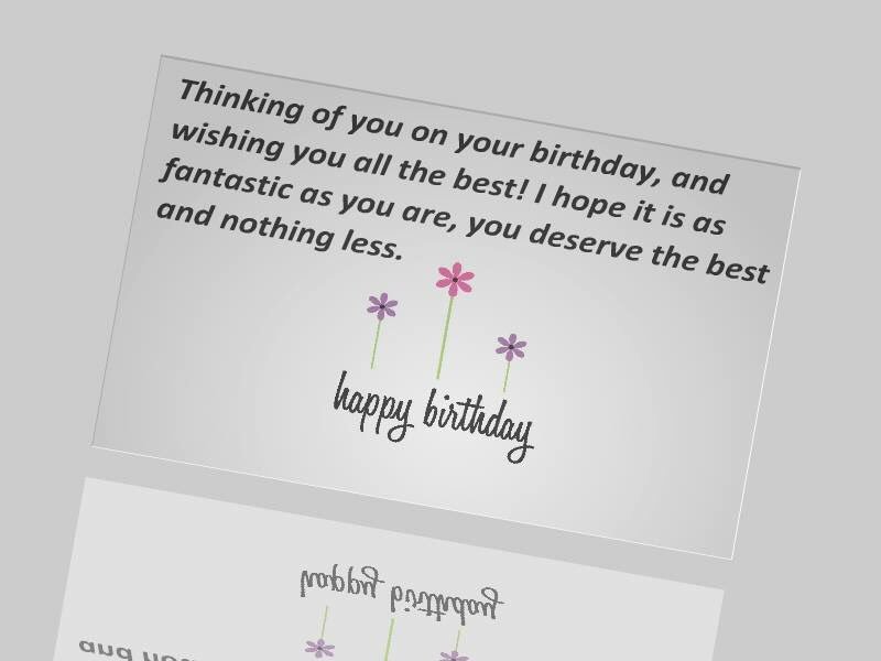  Happy Birthday from Queensland Australia 