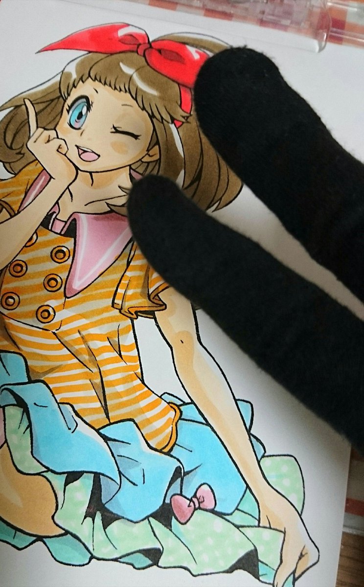 エガオーピンク コピック応援ヒーロー 続き ジャスト30分後 完成です 私が普段からしている塗り方はこの本でいう アニメ塗り のようです ベタ塗り好きです ˊᵕˋ 敢えて塗らないで空白に残すのはばびりぃさんと同じみたいです 艸 コピック