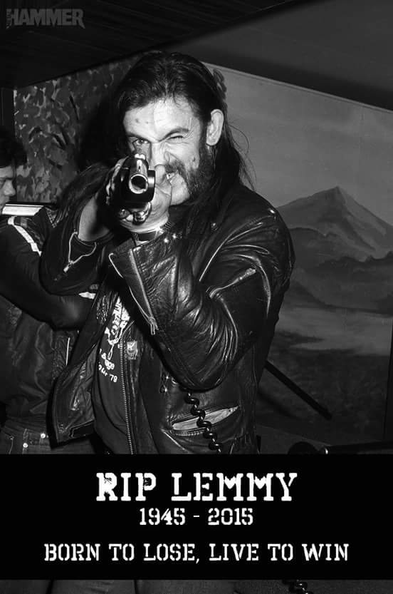 johnharkin13's tweet photo. Rip lemmy kilmister https://t.co/EX66ke13qh