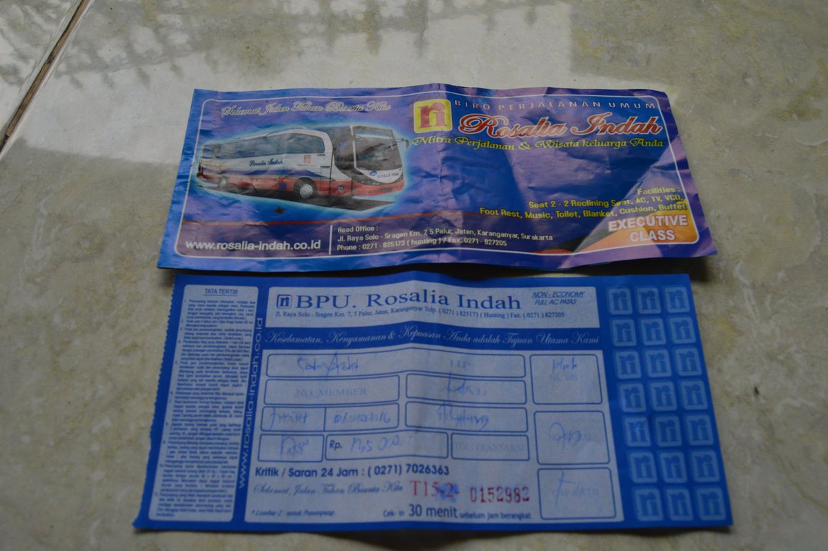 Tiket untuk ke bitung sudah ditangan walaupun dapet patas ac yang penting tetap naik Rosalia Indah :D

<a href="/Rosalia_Ind/">Rosalia Indah Official</a>