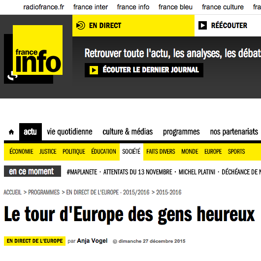 OrdinaryHappies's tweet photo. Last Sunday, the project was on @franceinfo with the @Europarl_EN It's here, in French : https://t.co/EbgSg5jj3q https://t.co/4k11mYHxLU
