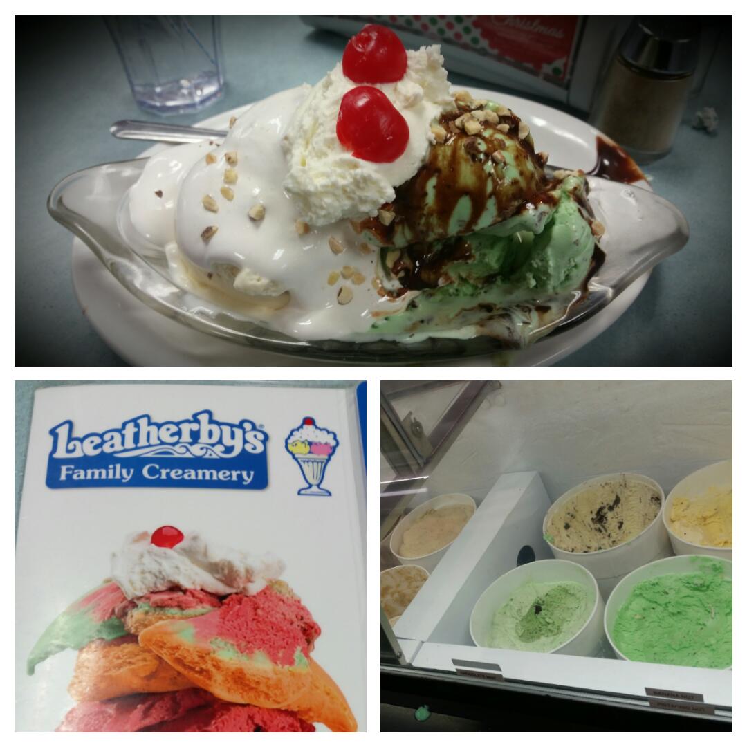 Enjoying reliving my childhood <a href="/Leatherbys/">Leatherby's</a> #icecreamsundays #happinesscanbebought