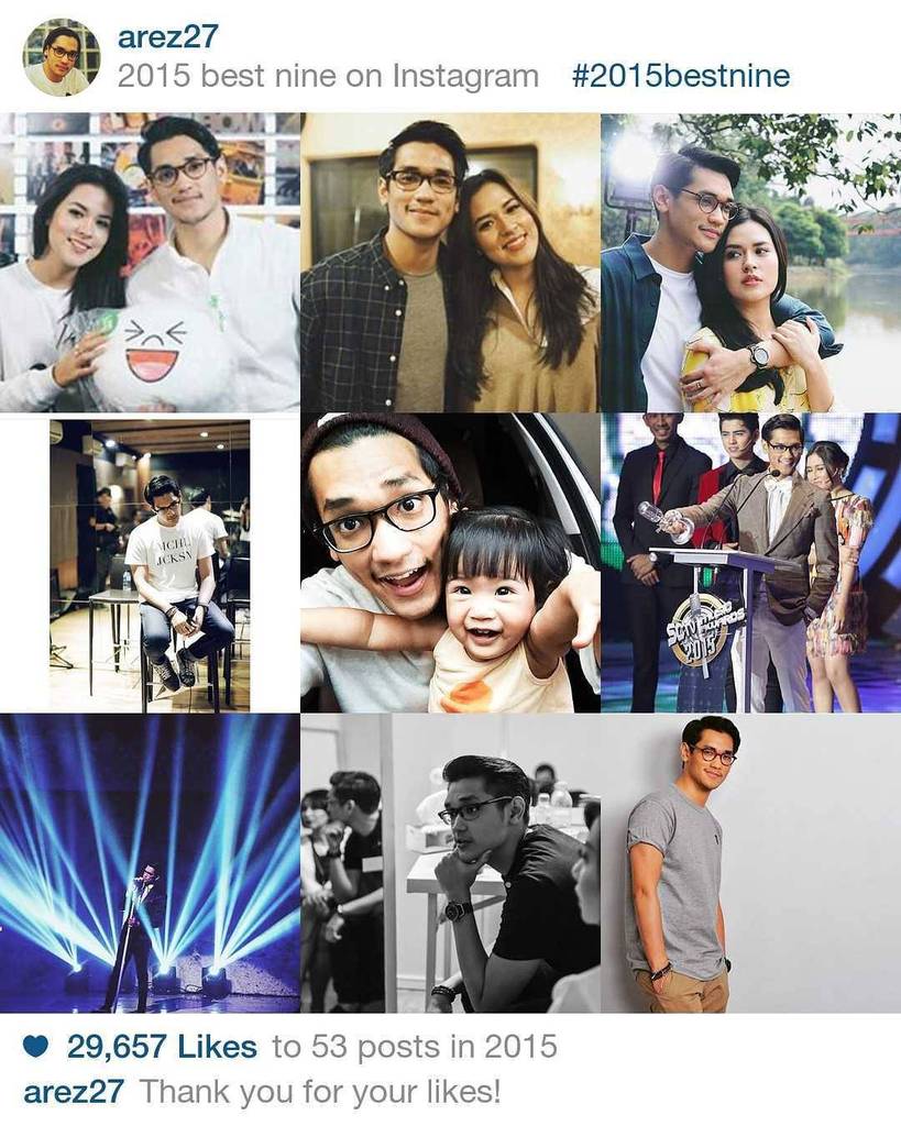 [INSTAGRAM] arez27: Thank you! 😊 #2015bestnine by <a href="/afgansyah_reza/">-</a> #instagram