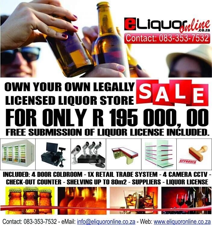 eliquoronline's tweet photo. OWN A #BOTTLESTORE FOR R195000 #LIQUORLICENSE INCLUDED https://t.co/waJOsF8jxu #startup #businesforsale #SouthAfrica https://t.co/6k8utGflrQ