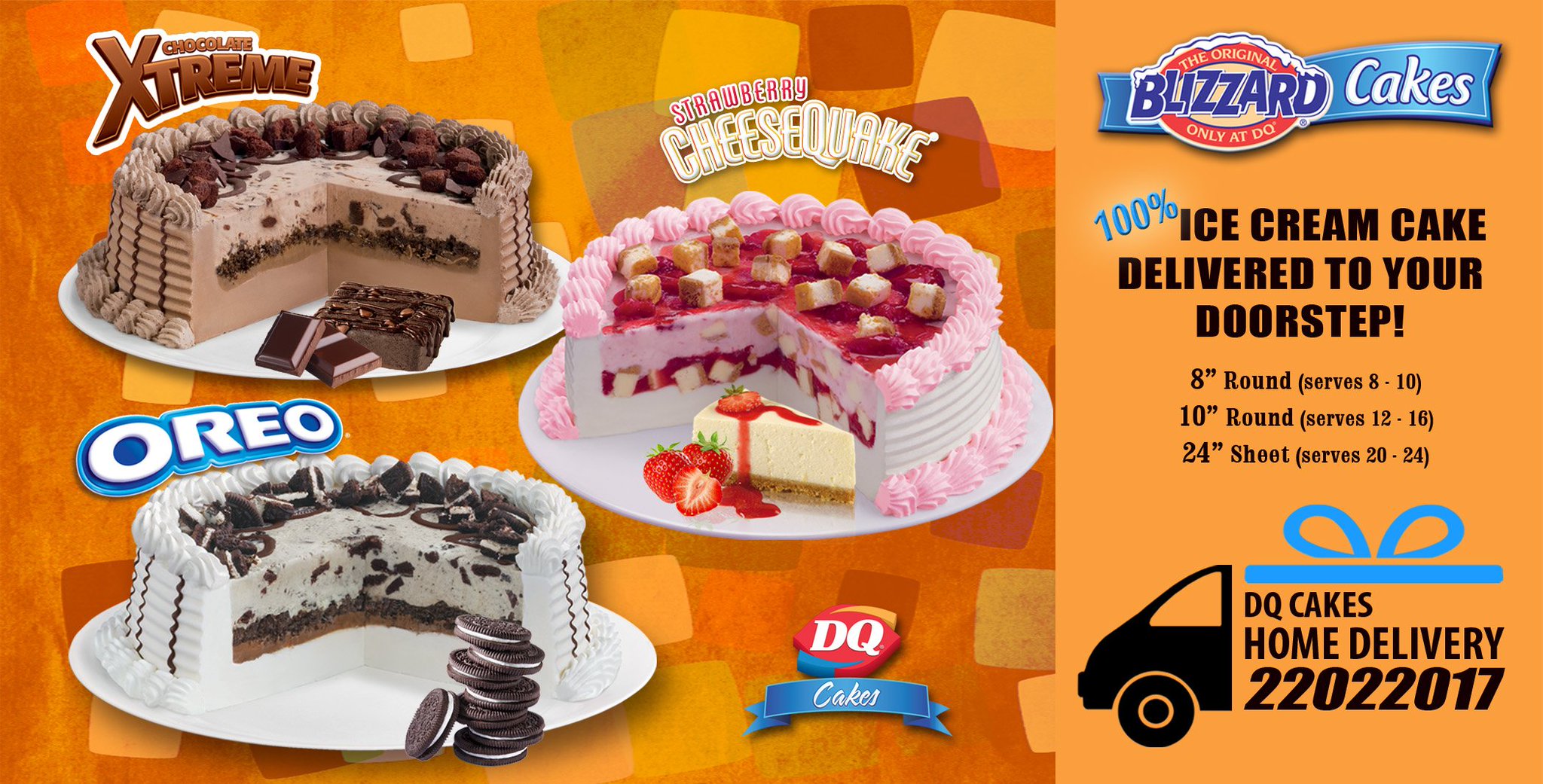 Dq sale cake prices