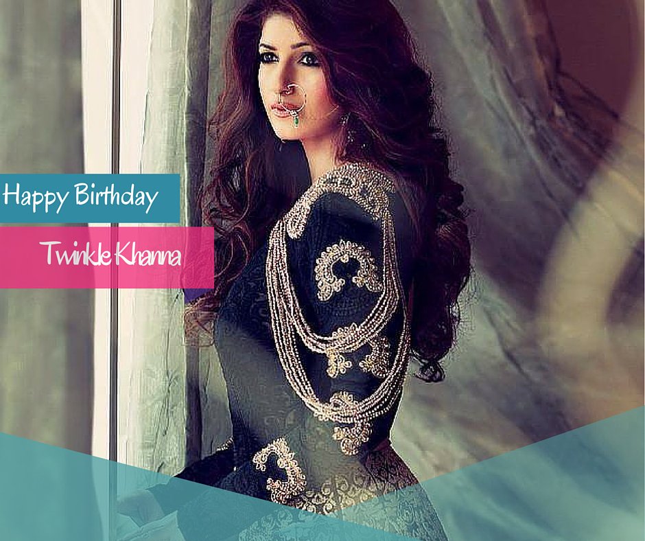 Attire World wishes adorable actress Twinkle Khanna a very Happy Birthday! 