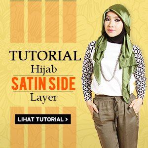 Lebih stylish dengan hijab satin yuk. Coba tutorialnya disini :)
>bit.ly/1ROOSCy