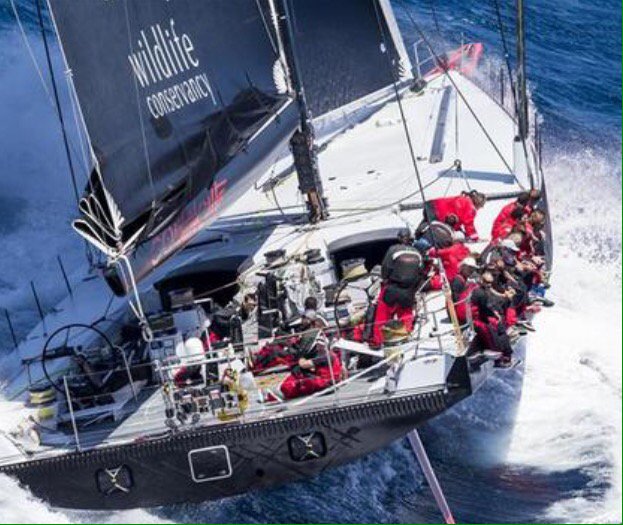 RiccRockets's tweet photo. Another #texastornado wreaking havoc. This time in #Tasmania. Awesome win #teamcomanche #Texas #sydneytohobart https://t.co/mMwAMg18TH