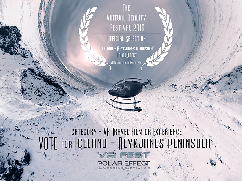 PolarEffect's tweet photo. 2 days left! VOTE "Iceland-Reykjanes Peninsula" BEST VR Travel Film @VRFEST https://t.co/kWTaJqcTta @icelandinspired https://t.co/SohVKWr8lm