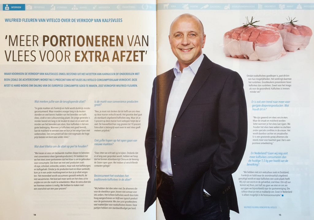Extra afzet #kalfsvlees met convenience producten <a href="/vitelco/">Vitelco bv</a> <a href="/DeKalverhouder/">De Kalverhouder</a>