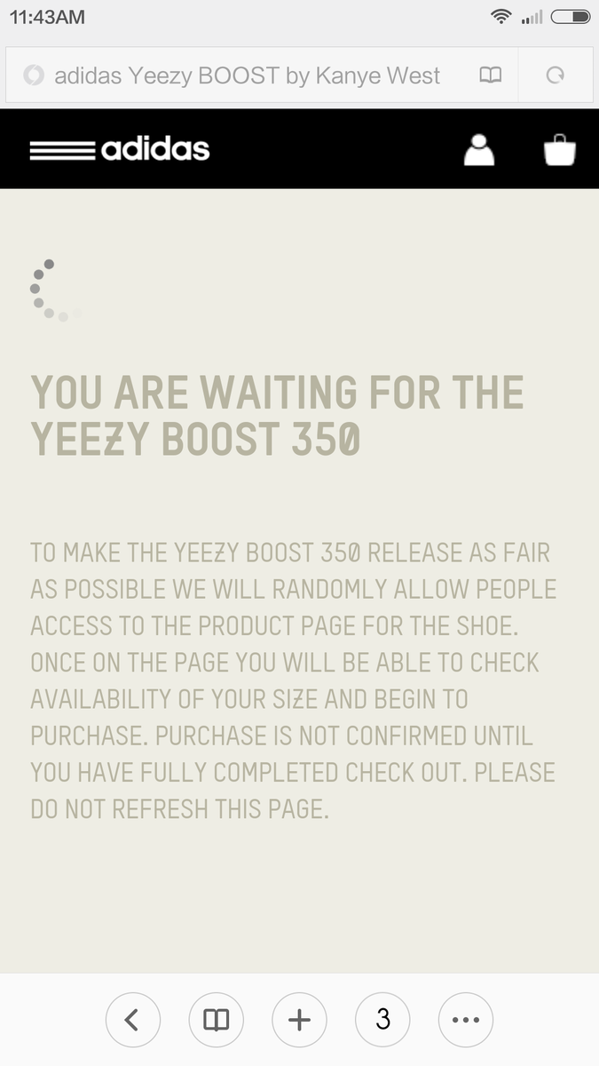 adidas yeezy splash page