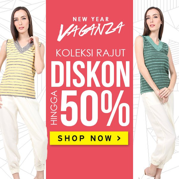 Belanja awal tahun lebih hemat dengan diskon hingga 50% di PinkEmma. Shop Now!
>bit.ly/1QUaVI7