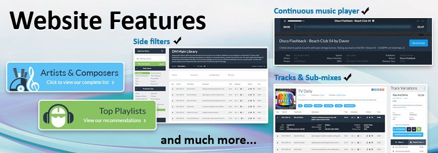 deqoymusic's tweet image. Our website is filled with great features to make your experience better when searching for music #productionlibrary