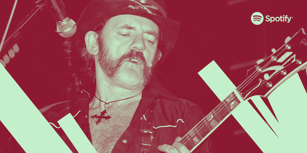 spotifyfrance's tweet photo. "Nous sommes @myMotorhead et nous jouons du rock'n roll." R.I.P #Lemmy 🙏 https://t.co/jkjmBCCC1Z https://t.co/FirlelFQ7d