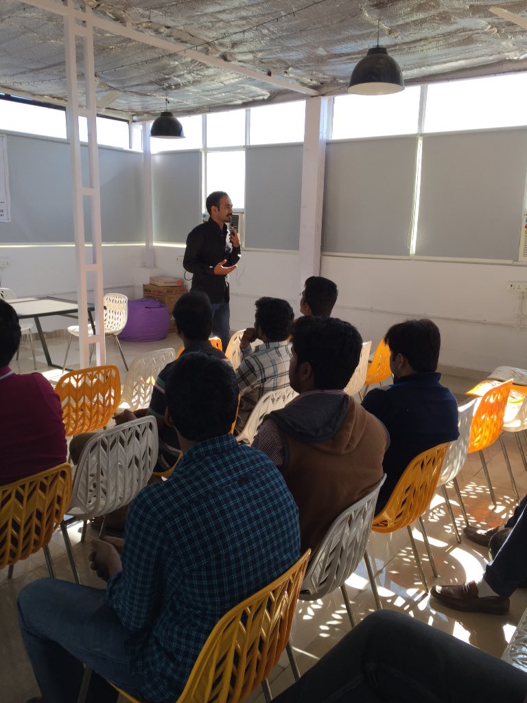 teztalks's tweet image. #Kick #Start your #Business by @nanditasethi1 @NinjaGandhi | Partners @91springboard #Hyderabad | #Venture #Startup