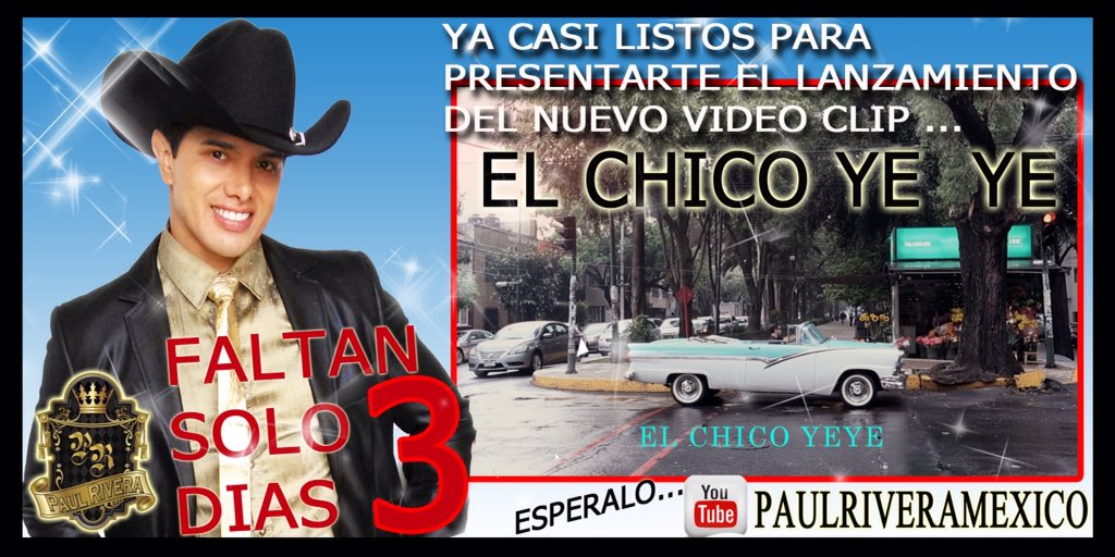 PAULRIVERAMEX's tweet photo. Solo 3 días. Gracias por su apoyo... https://t.co/uAiuqTrAUp