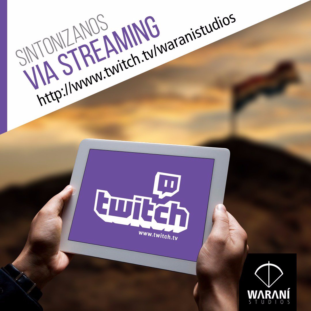 waranistudios's tweet photo. Este domingo a las 19:30 streaming + sorteo de remeras oficiales de #GDCpy para los seguidores del #Facebook https://t.co/z2HOky2YuA