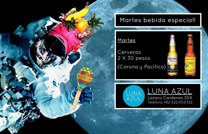 AzulPV's tweet image. La bebida especial today es Cerveza!  Dos for only 30 pesos.  Guau! #PuertoVallarta #ShootTheMoon #AmoPV