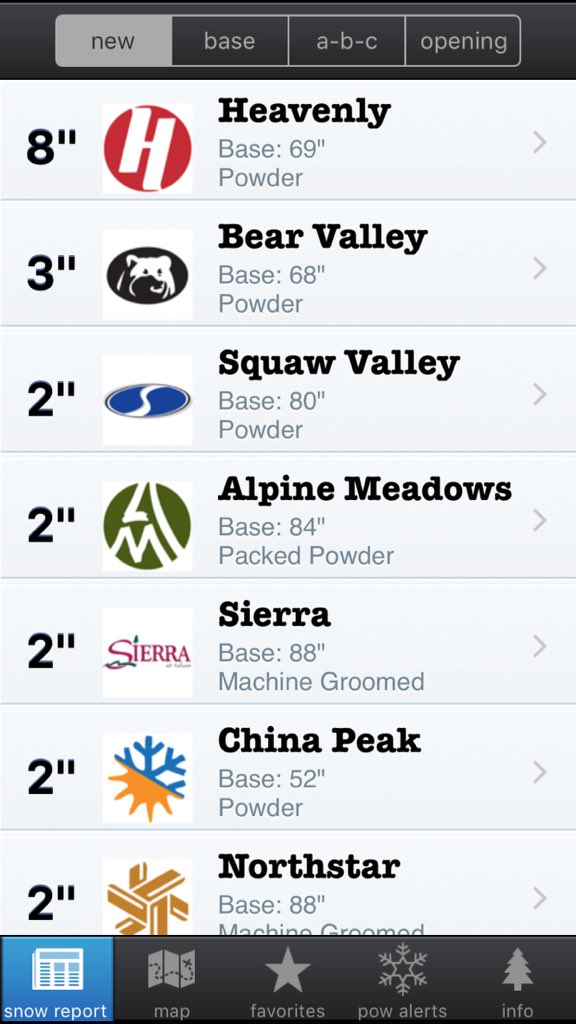 ISkiCalifornia's tweet photo. POW ALERT!  @skiheavenly, @MountainUpdates, @squawalpine, @alpinemeadows, @Sierra_at_Tahoe @China_Peak @SkiNorthstar https://t.co/HLiKU35Idq