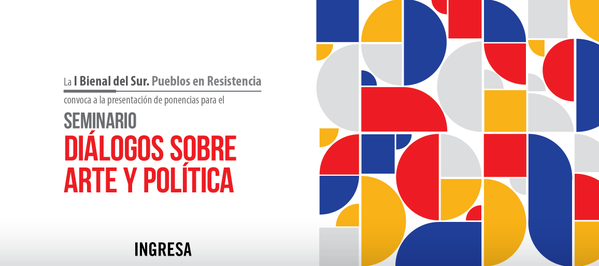 minculturave's tweet photo. Seminario: Diálogos sobre arte y política. Del 22 al 26 de febrero de 2016 #FechaTope "I Bienal del Sur". https://t.co/Bumy1coyWB