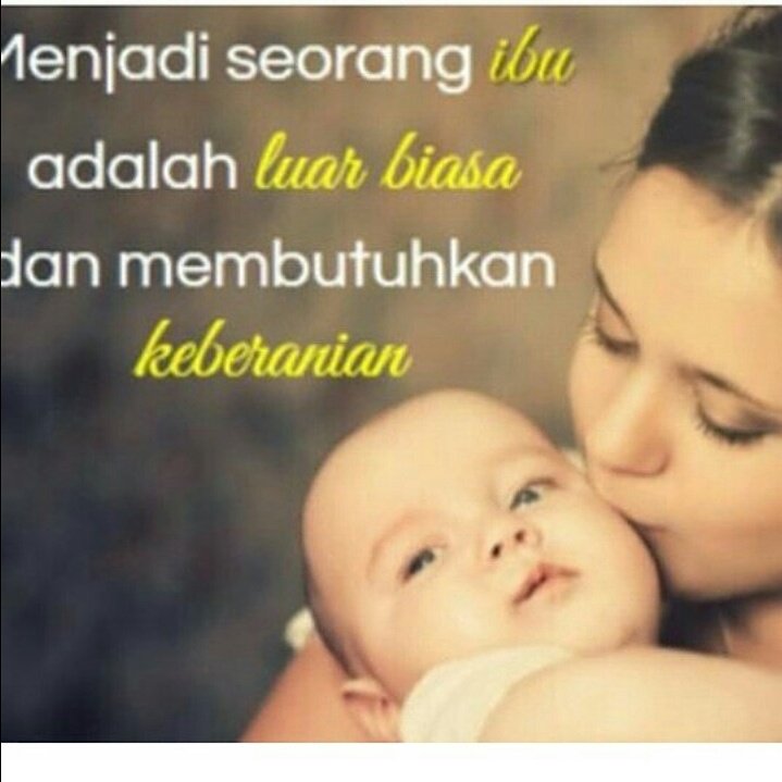 Kita akan menjadi seorang wanita yg sempurna apabila sudah memiliki momongan dari rahim kita sendiri👶Semangat bunda👍
