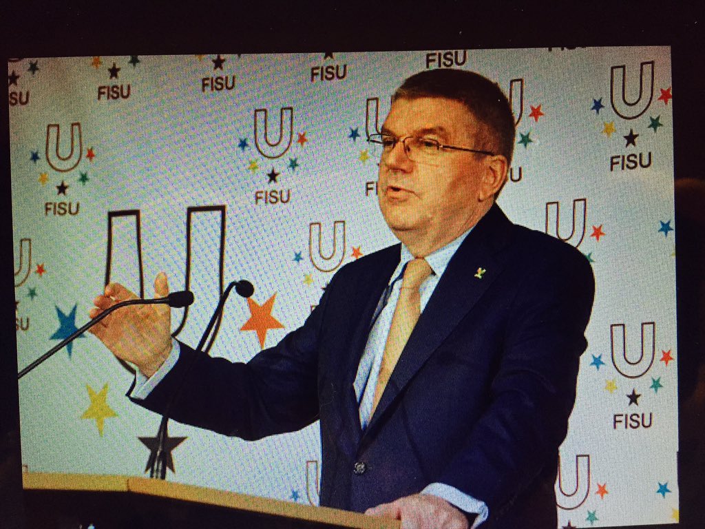 Happy Birthday to President Thomas Bach and best wishes from everyone at FISU  