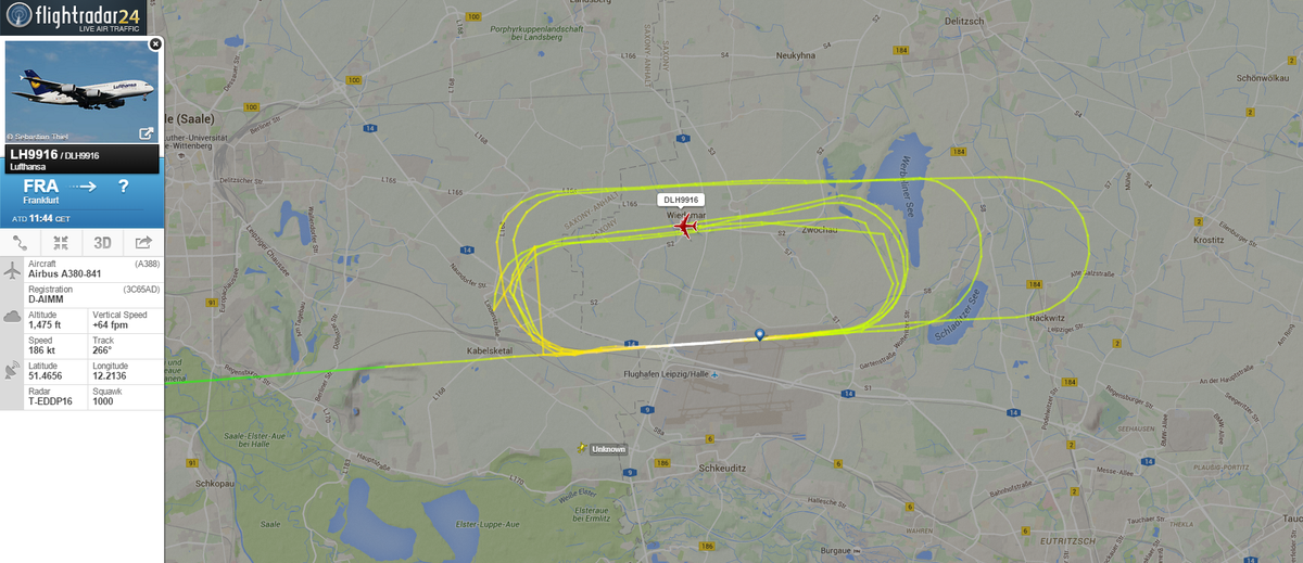 Flightradar24 On Twitter Lufthansa Airbus A380 Doing Touch Go At Leipzig Airport Https T Co Kkxudst05y Pilottraining Https T Co Vae7hxiqoo
