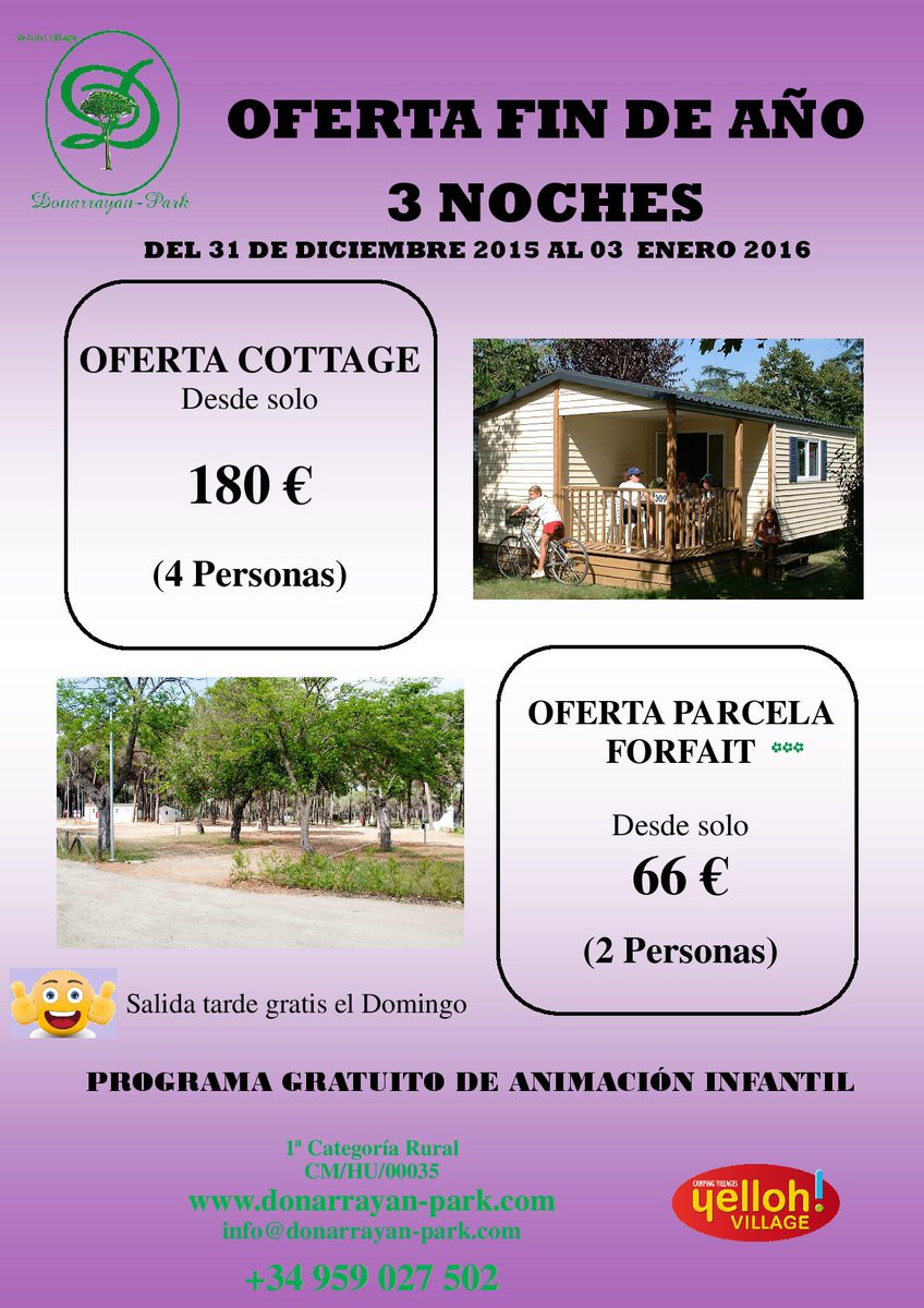 Recibe el Año en Doñarrayan- Park!!