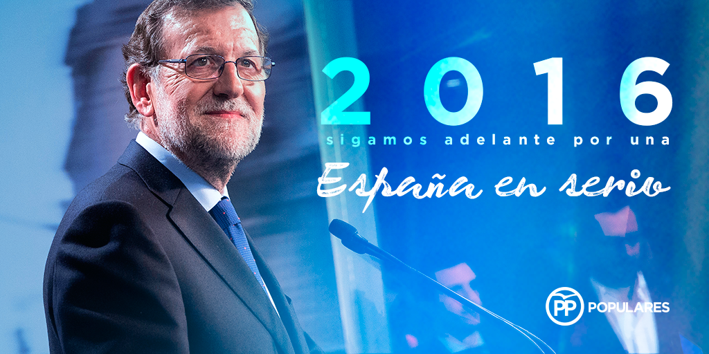 ppopular's tweet photo. Sigamos adelante por una #EspañaEnSerio @marianorajoy https://t.co/ZWQB1vg01U