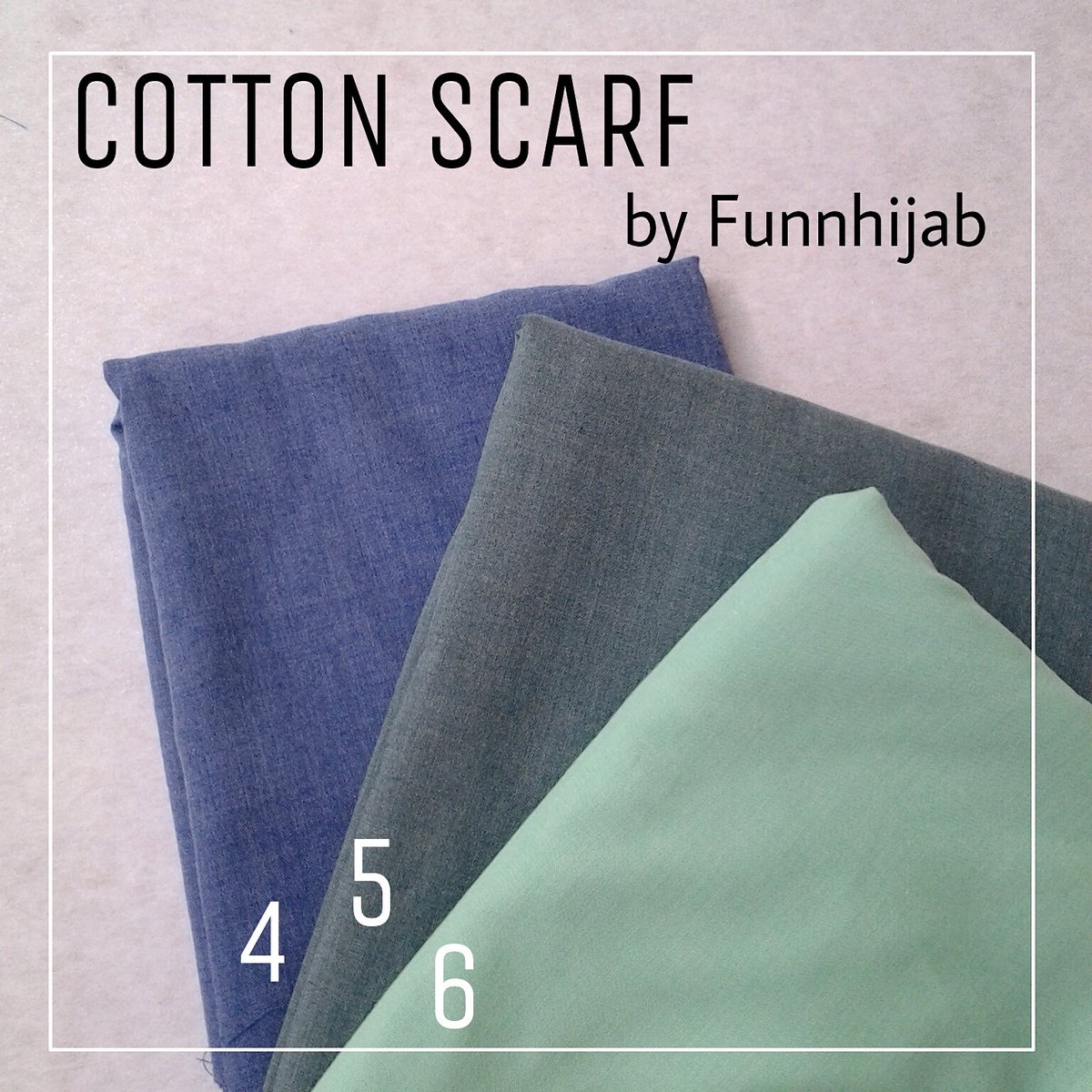 funnHijab's tweet photo. COTTON SCARF 

mat. Cotton
Size 200x75cm
Jahit tepi.

Order: LINE funeefun / pin 29ddb940 / WA 085720060293 https://t.co/G17GEQ94IV