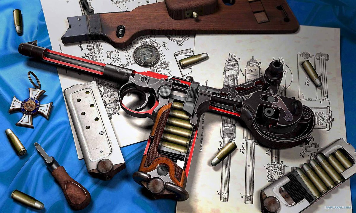 CAW】【C-93】ボーチャードピストル【ゴールデンカムイ】【鶴見中尉】