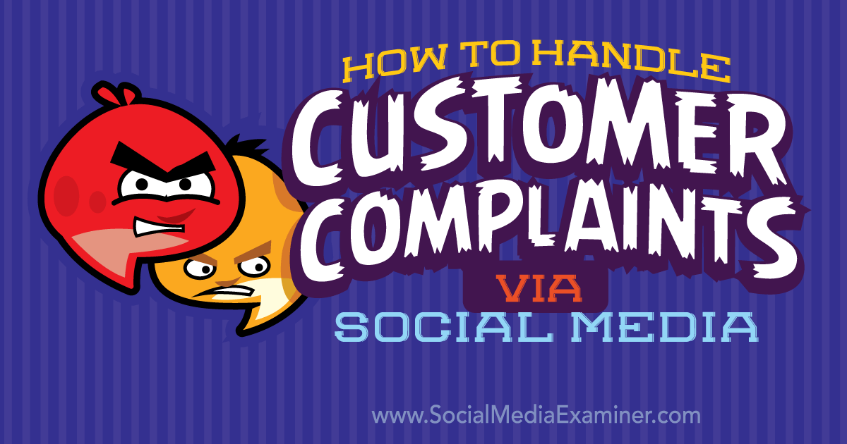 sniply's tweet photo. How to Handle Customer Complaints Via Social Media https://t.co/kBS7GdZWXl https://t.co/E0MBSeVUeX