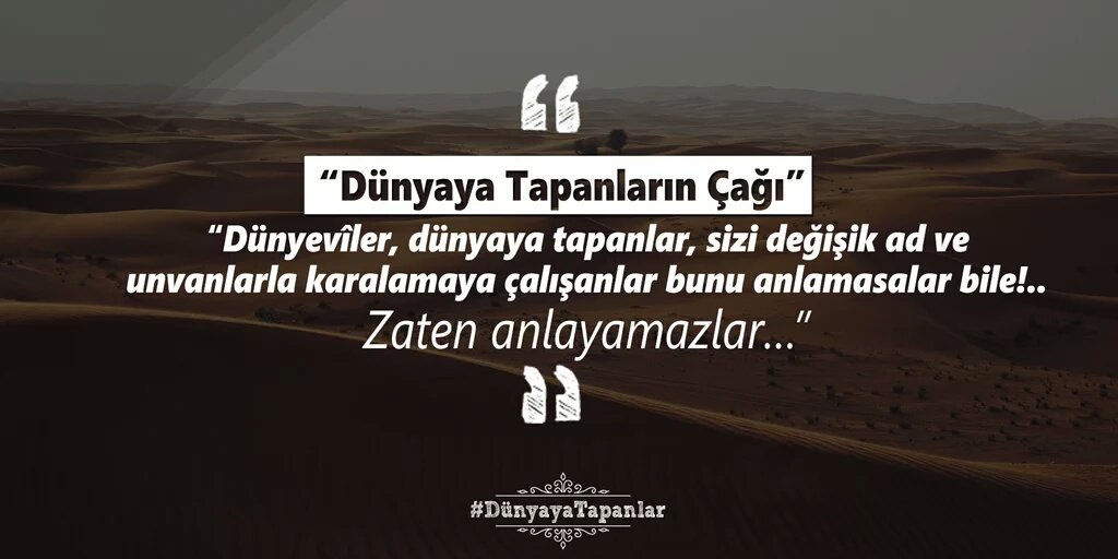 Akibetinden korkmayanın akibetinden korkulur derler..Anladınız siz onu...